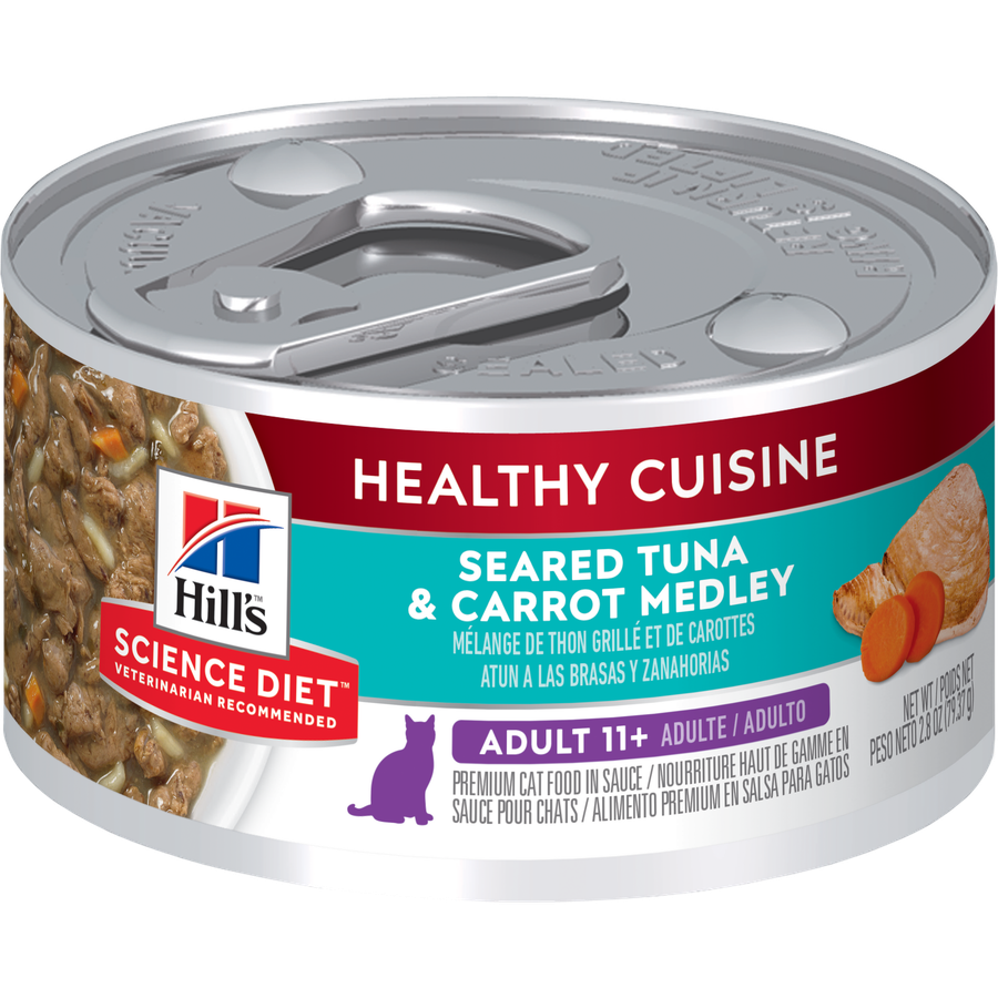 Hill's Science Diet Healthy Cuisine Adult 11+ Seared Tuna & Carrot Medley