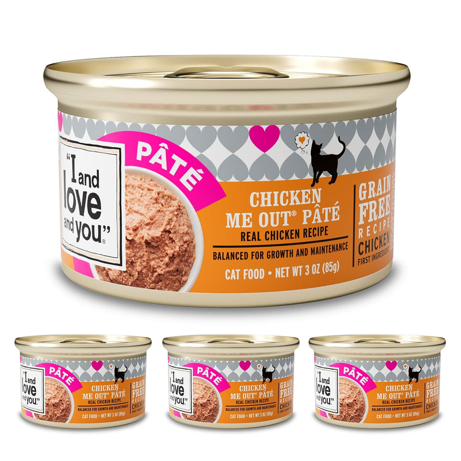 I and Love and You Wet Cat Food Chicken Me Out Pate