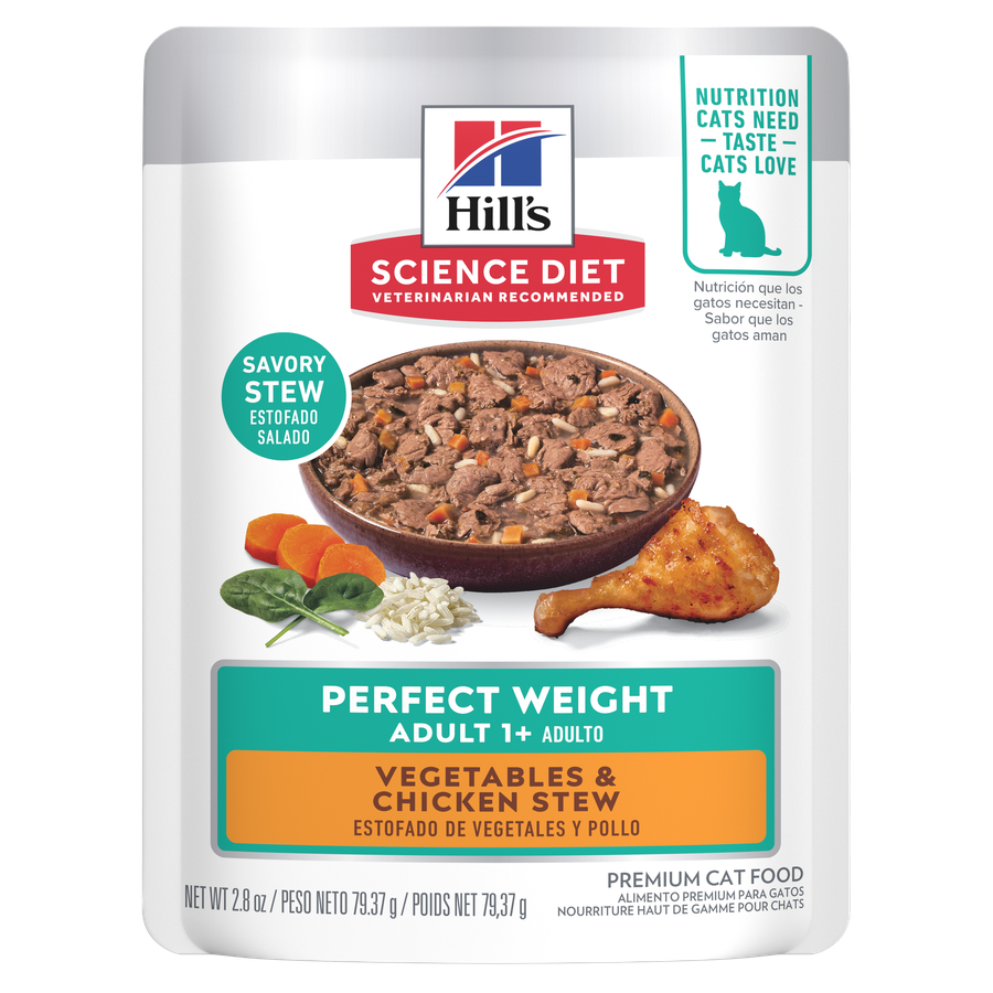 Hill's Science Diet Perfect Weight Adult Vegetables & Chicken Stew