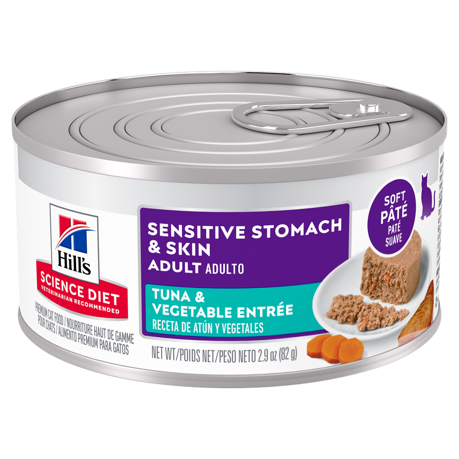Hill's Science Diet Sensitive Stomach & Skin Adult Tuna & Vegetable Entree
