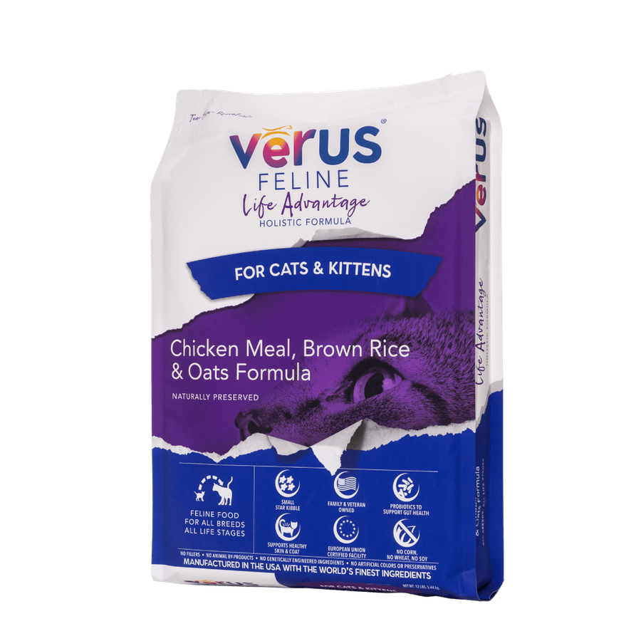 VeRUS Feline Dry Food Life Advantage Chicken Meal, Brown Rice & Oats Formula
