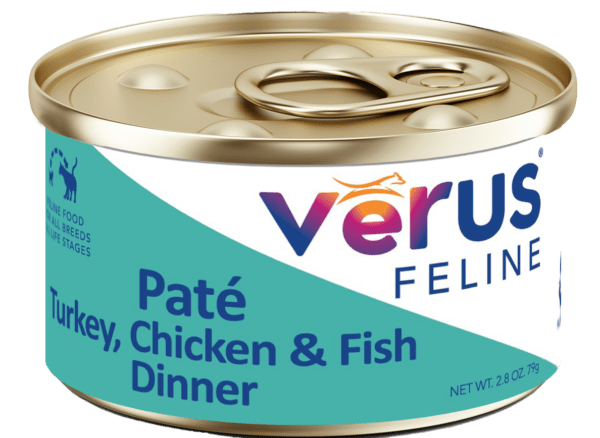 VeRUS Feline Canned Turkey, Chicken & Fish Pate Formula