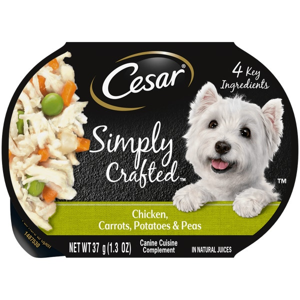 Cesar Simply Crafted Chicken, Carrots, Potatoes & Peas