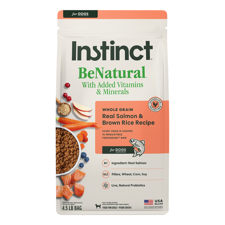 Instinct BeNatural Kibble Real Salmon & Brown Rice Recipe