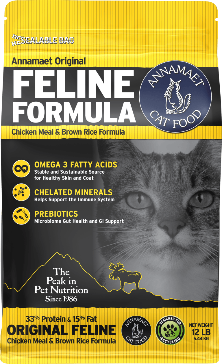 Annamaet Dry Cat Food Original Feline Chicken Meal & Brown Rice Formula