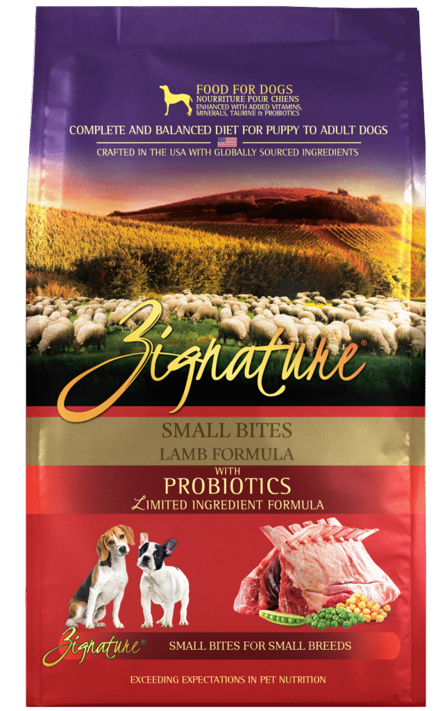 Zignature Limited Ingredient Small Bites Lamb Formula For Small Breed Dogs