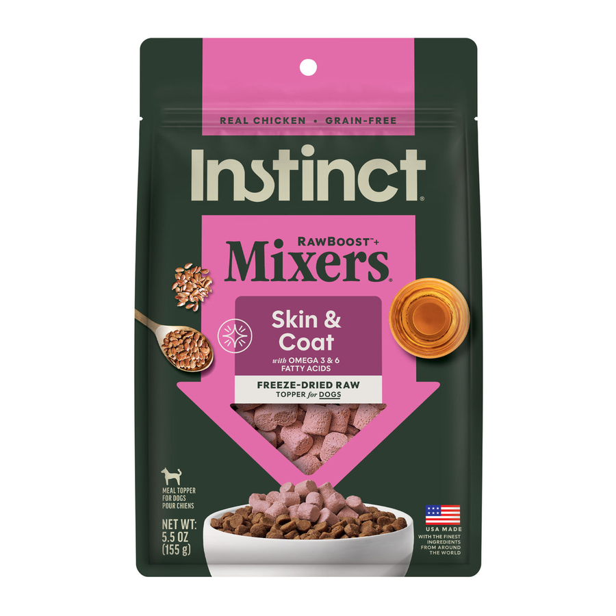 Instinct Raw Boost Mixers Skin & Coat Recipe For Dogs