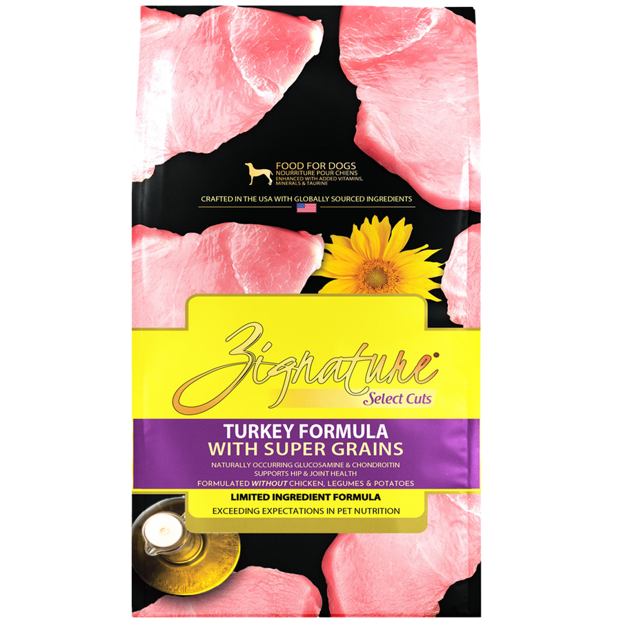 Zignature Select Cuts Turkey Formula With Oats & Millet