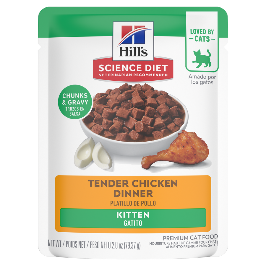 Hill's Science Diet Kitten Tender Chicken Dinner (Pouch)
