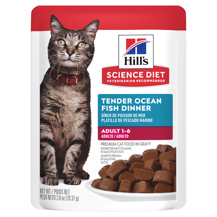 Hill's Science Diet Adult Tender Ocean Fish Dinner (Pouch)