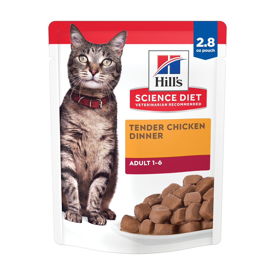 Hill's Science Diet Adult Tender Chicken Dinner (Pouch)