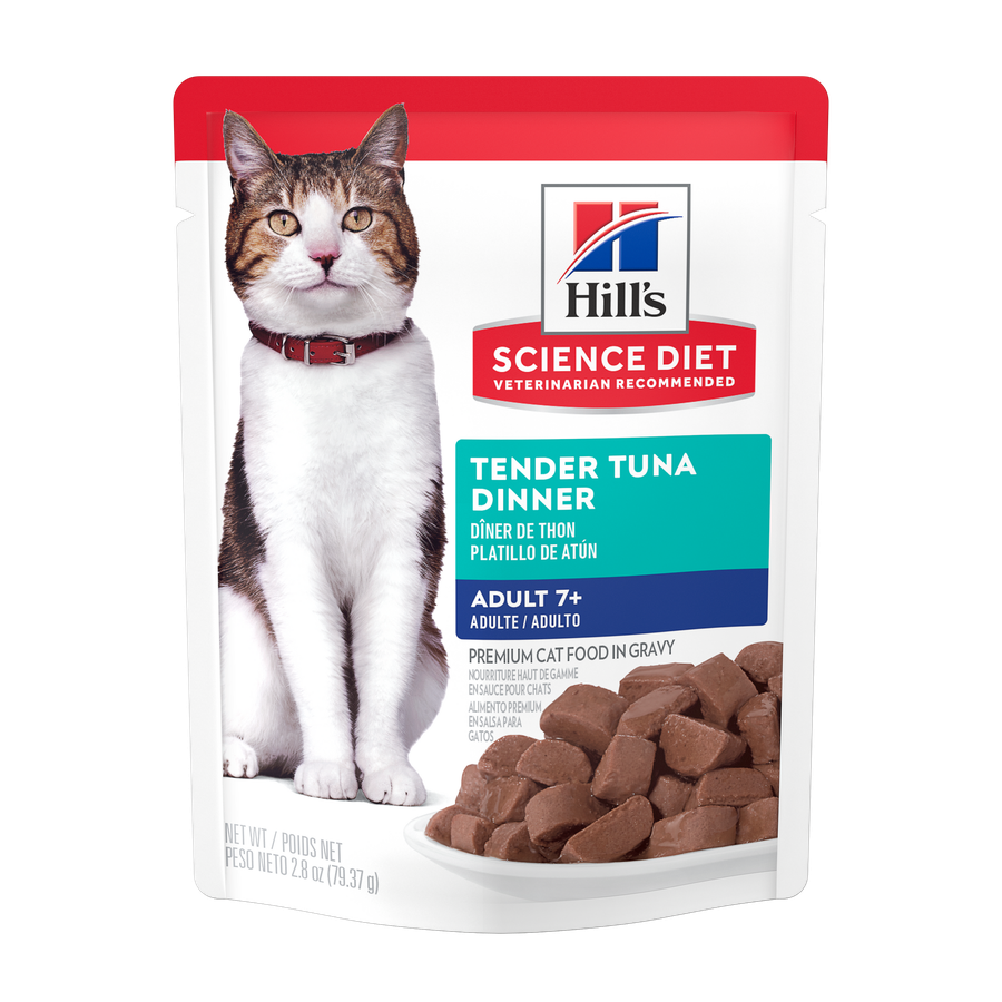 Hill's Science Diet Adult 7+ Tender Tuna Dinner (Pouch)