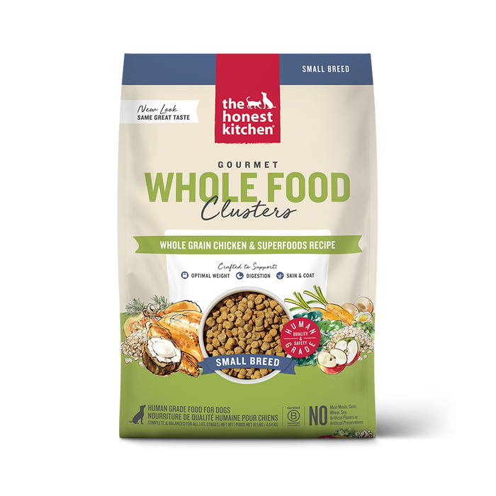 The Honest Kitchen Whole Food Clusters Whole Grain Chicken & Superfoods Recipe For Small Breed Dogs